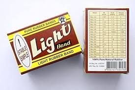 Light Rubber Band Medium Size # 16