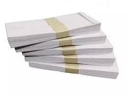 Maxi White Envelopes 80 Gsm 4"x9"